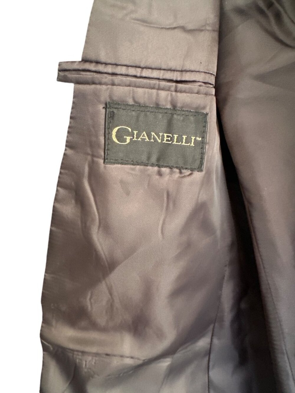 Gianelli Mens 42L Dress Sports Tweed Jacket 100% Pure Silk Grey - Picture 7 of 11